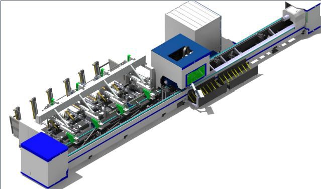 Semi-automatic Loading 0260 CNC Tube Yeeb Nkab Laser Tej Tshuab Rau Hlau