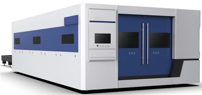 QY Enclosed Sheet Hlau Fiber Laser Tej Tshuab
